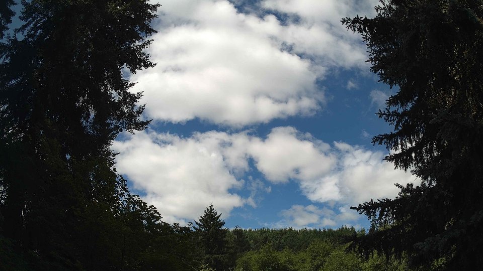 Pacific Northwest skyline timelapse frame from Jul 12th, 2026 at 10:45 AM
