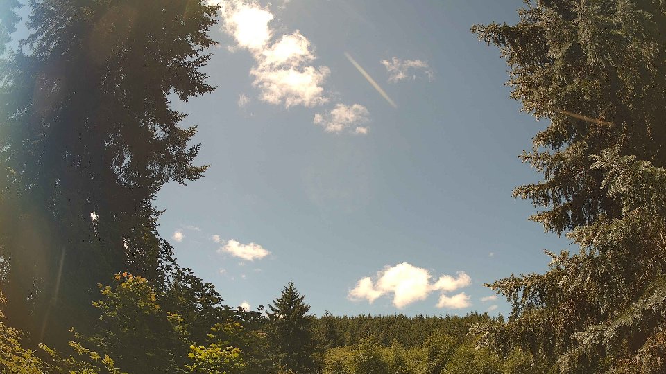 Pacific Northwest skyline timelapse frame from Jul 12th, 2026 at 12:45 PM