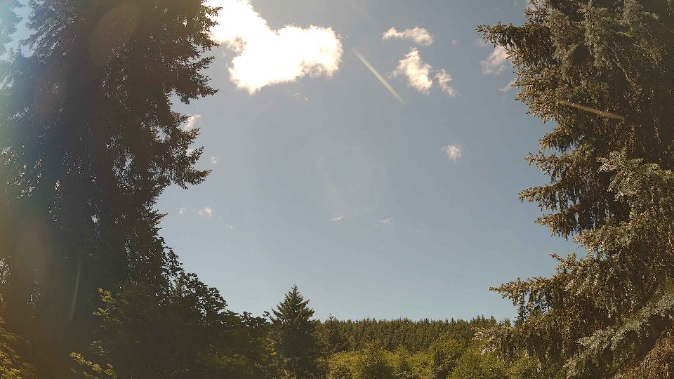 Pacific Northwest skyline timelapse frame from Jul 12th, 2026 at 1:00 PM