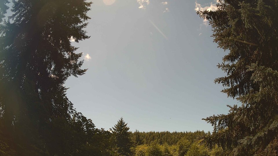 Pacific Northwest skyline timelapse frame from Jul 12th, 2026 at 1:15 PM