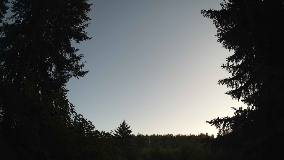 Pacific Northwest skyline timelapse frame from Jul 12th, 2026 at 8:00 PM