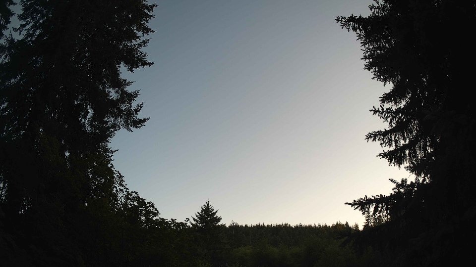Pacific Northwest skyline timelapse frame from Jul 12th, 2026 at 8:15 PM