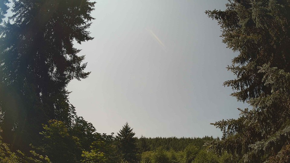 Pacific Northwest skyline timelapse frame from Jul 13th, 2026 at 12:45 PM
