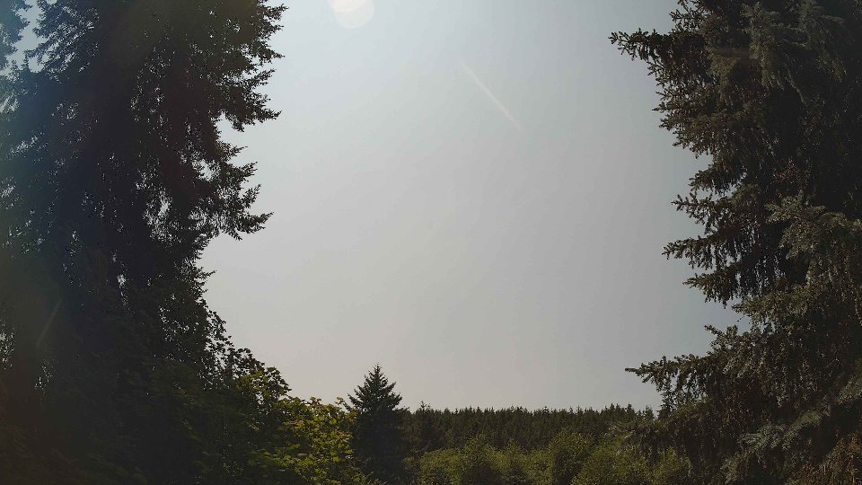 Pacific Northwest skyline timelapse frame from Jul 13th, 2026 at 1:30 PM