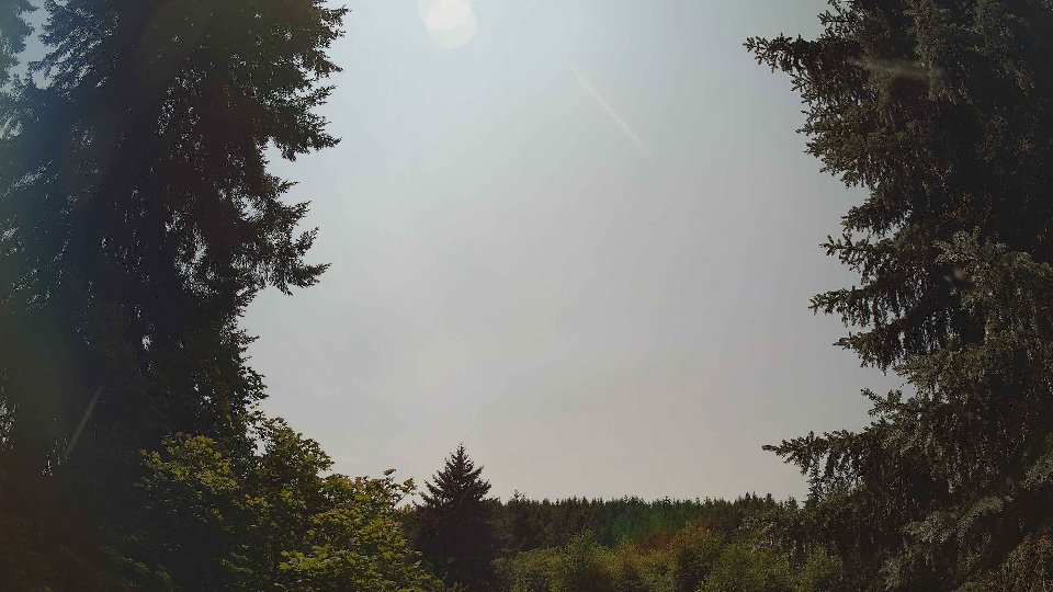 Pacific Northwest skyline timelapse frame from Jul 13th, 2026 at 1:45 PM