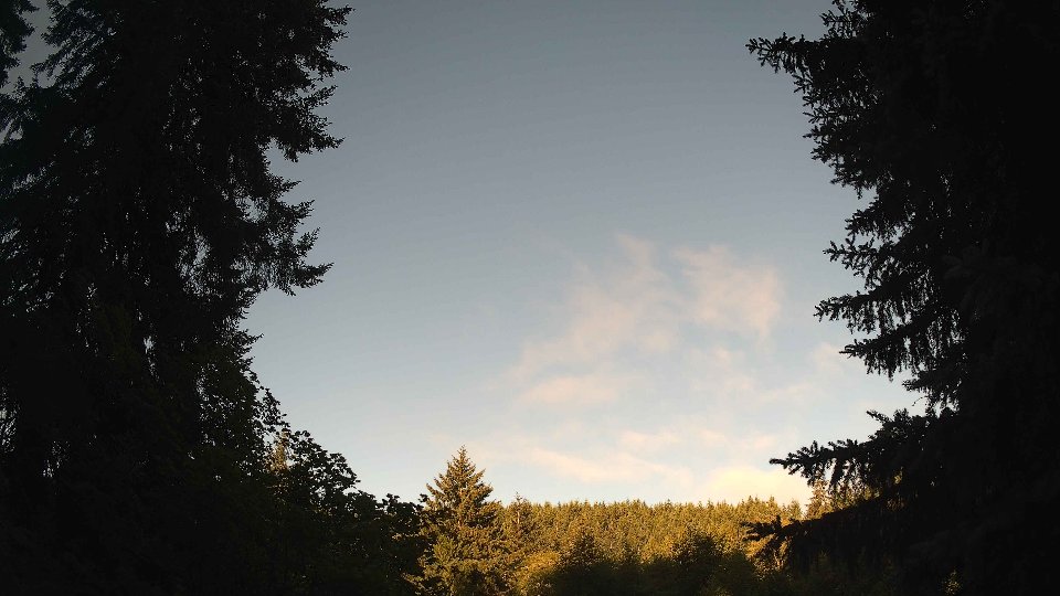 Pacific Northwest skyline timelapse frame from Jul 14th, 2026 at 7:15 AM