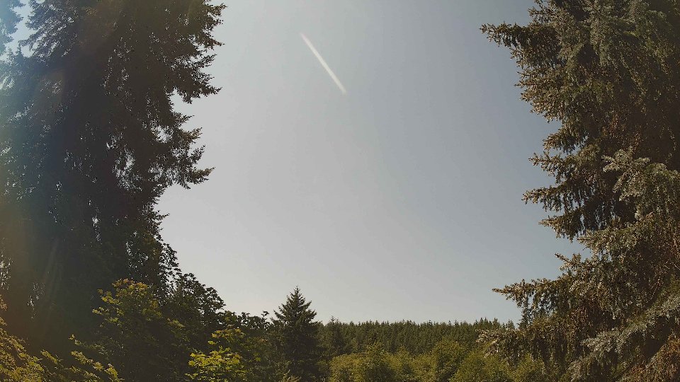 Pacific Northwest skyline timelapse frame from Jul 14th, 2026 at 12:45 PM