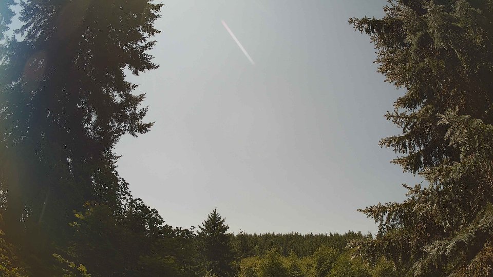 Pacific Northwest skyline timelapse frame from Jul 14th, 2026 at 1:00 PM
