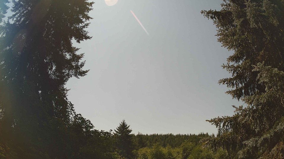 Pacific Northwest skyline timelapse frame from Jul 14th, 2026 at 1:15 PM