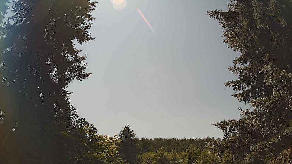 Pacific Northwest skyline timelapse frame from Jul 14th, 2026 at 1:30 PM