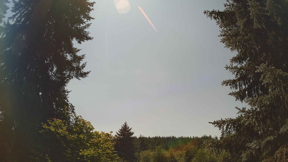 Pacific Northwest skyline timelapse frame from Jul 14th, 2026 at 1:45 PM