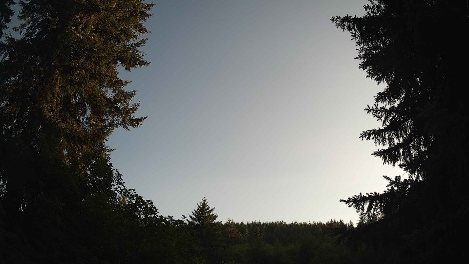 Pacific Northwest skyline timelapse frame from Jul 14th, 2026 at 7:45 PM