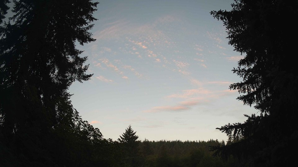 Pacific Northwest skyline timelapse frame from Jul 15th, 2026 at 5:45 AM