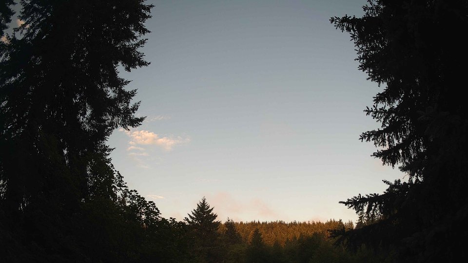 Pacific Northwest skyline timelapse frame from Jul 15th, 2026 at 6:00 AM