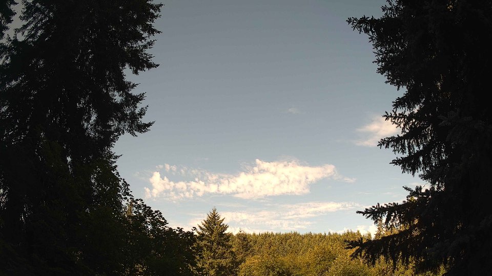 Pacific Northwest skyline timelapse frame from Jul 15th, 2026 at 8:45 AM