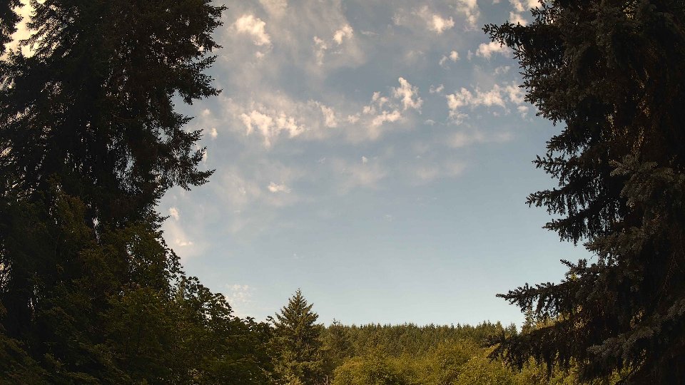 Pacific Northwest skyline timelapse frame from Jul 15th, 2026 at 9:15 AM