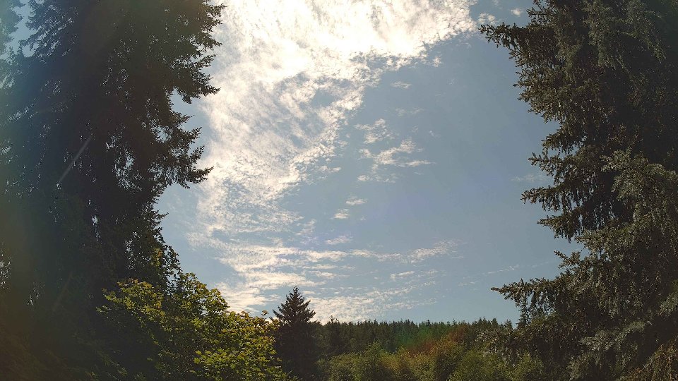 Pacific Northwest skyline timelapse frame from Jul 15th, 2026 at 1:45 PM