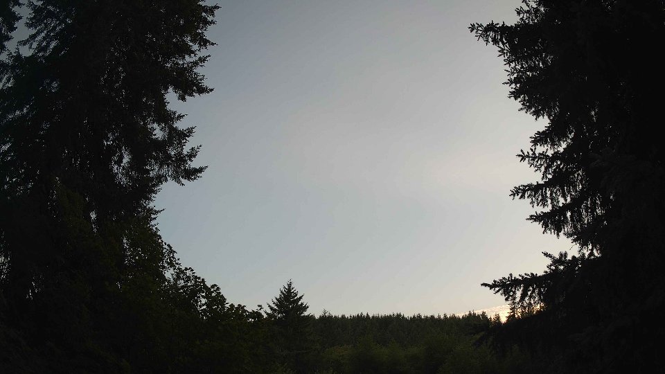 Pacific Northwest skyline timelapse frame from Jul 15th, 2026 at 8:00 PM