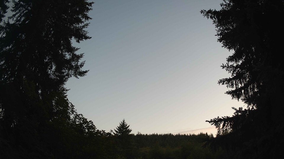 Pacific Northwest skyline timelapse frame from Jul 15th, 2026 at 9:00 PM