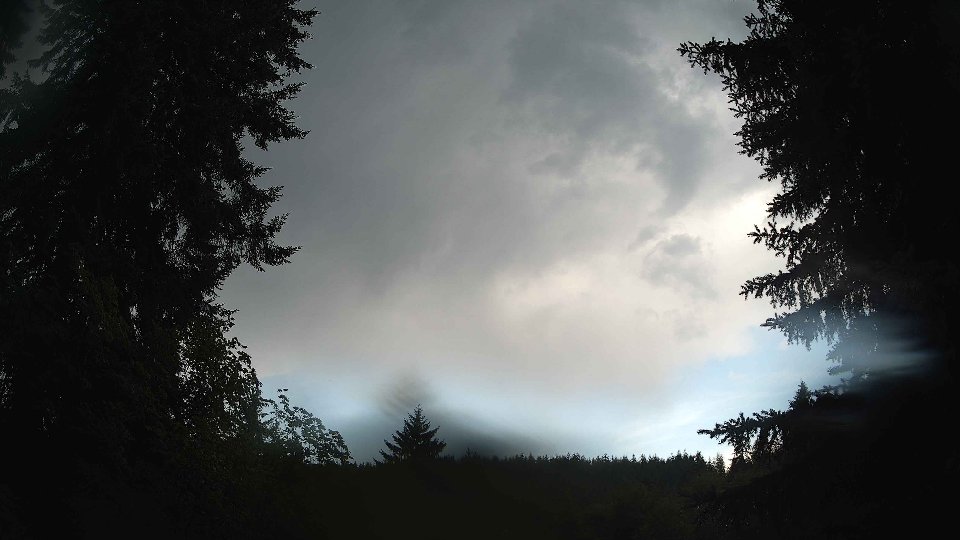 Pacific Northwest skyline timelapse frame from Jul 16th, 2026 at 7:30 AM