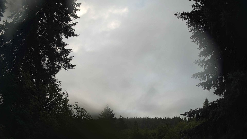 Pacific Northwest skyline timelapse frame from Jul 16th, 2026 at 8:00 AM