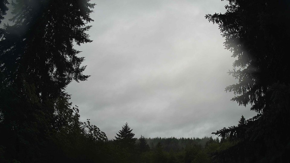 Pacific Northwest skyline timelapse frame from Jul 16th, 2026 at 8:30 AM