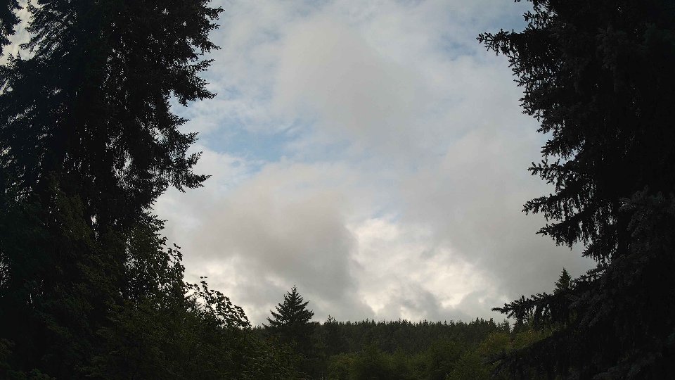 Pacific Northwest skyline timelapse frame from Jul 16th, 2026 at 9:00 AM