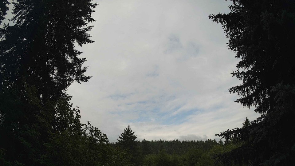 Pacific Northwest skyline timelapse frame from Jul 16th, 2026 at 9:15 AM
