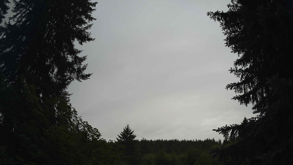 Pacific Northwest skyline timelapse frame from Jul 16th, 2026 at 12:15 PM