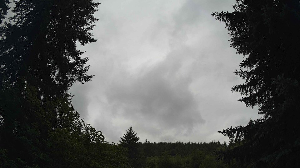 Pacific Northwest skyline timelapse frame from Jul 16th, 2026 at 12:45 PM