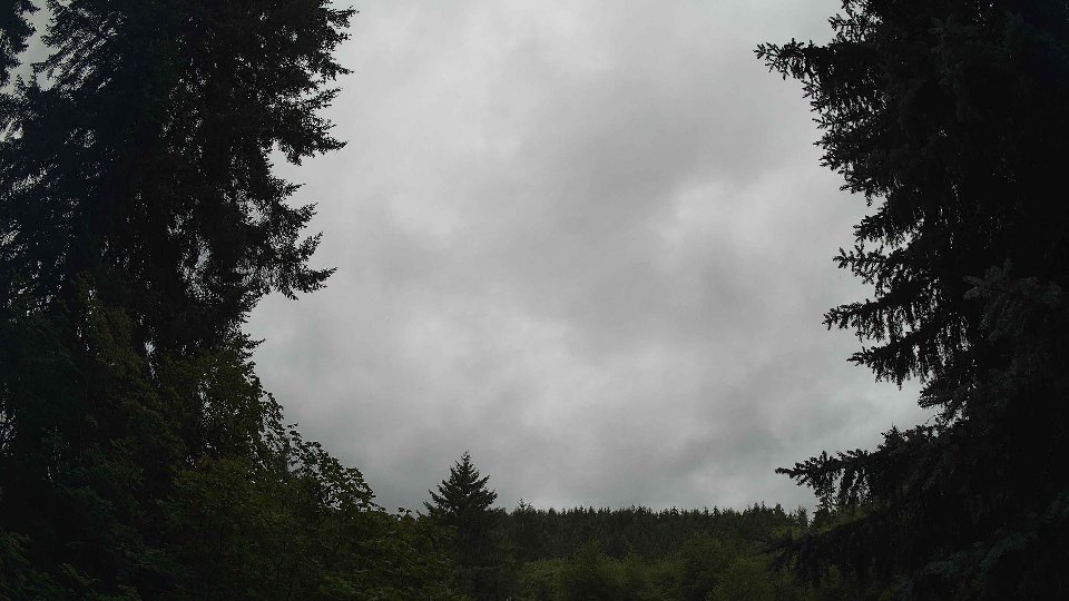 Pacific Northwest skyline timelapse frame from Jul 16th, 2026 at 1:00 PM