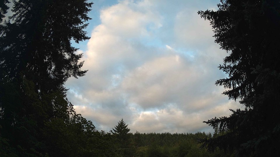Pacific Northwest skyline timelapse frame from Jul 17th, 2026 at 6:15 AM