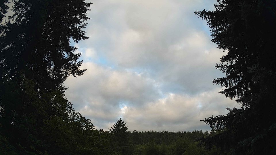 Pacific Northwest skyline timelapse frame from Jul 17th, 2026 at 6:30 AM