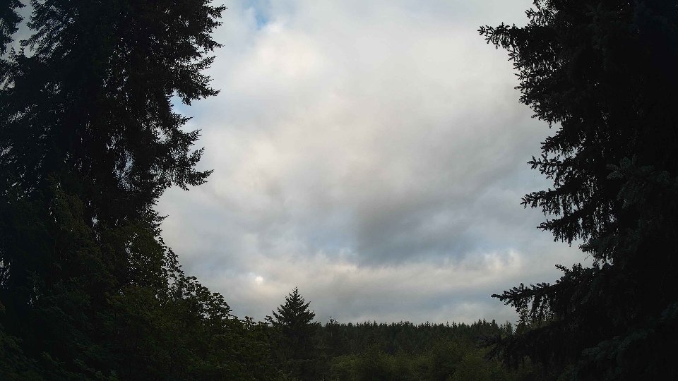 Pacific Northwest skyline timelapse frame from Jul 17th, 2026 at 6:45 AM