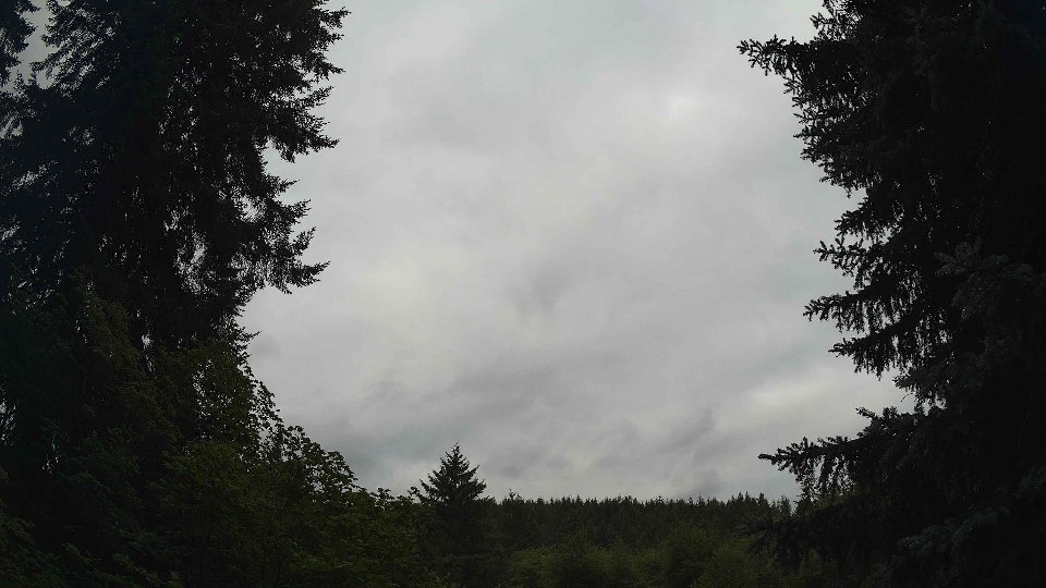 Pacific Northwest skyline timelapse frame from Jul 17th, 2026 at 8:00 AM