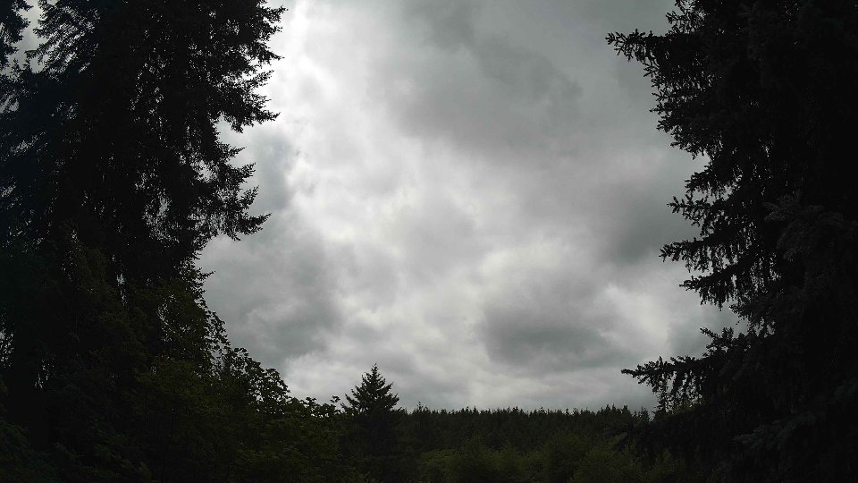 Pacific Northwest skyline timelapse frame from Jul 17th, 2026 at 1:00 PM