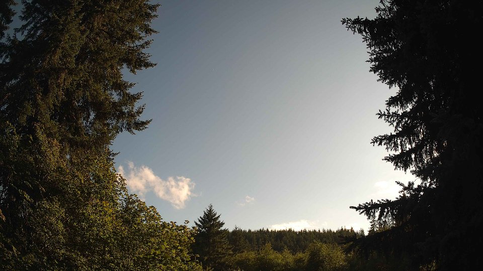 Pacific Northwest skyline timelapse frame from Jul 17th, 2026 at 6:30 PM
