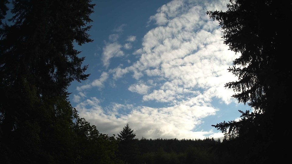 Pacific Northwest skyline timelapse frame from Jul 17th, 2026 at 6:45 PM