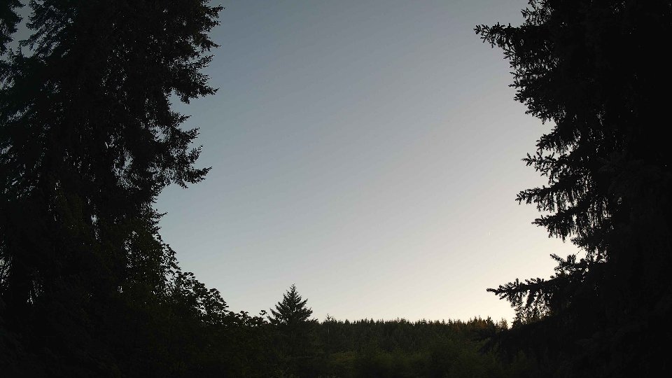 Pacific Northwest skyline timelapse frame from Jul 17th, 2026 at 8:30 PM