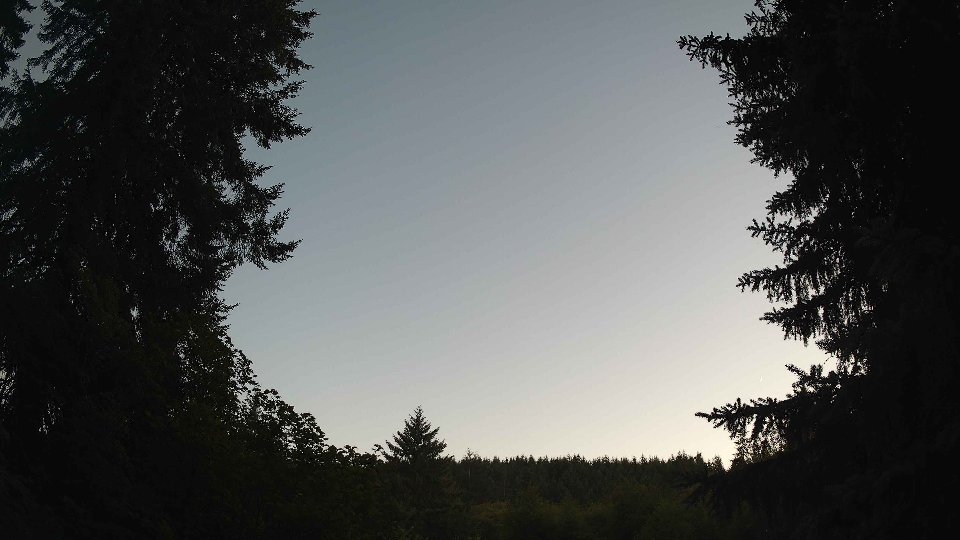 Pacific Northwest skyline timelapse frame from Jul 17th, 2026 at 8:58 PM