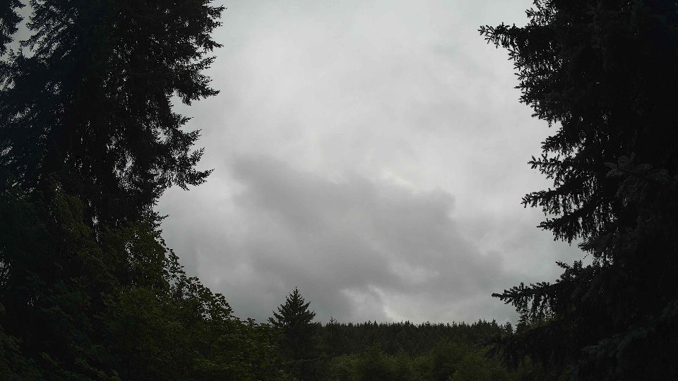 Pacific Northwest skyline timelapse frame from Jul 18th, 2026 at 9:45 AM