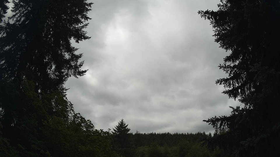 Pacific Northwest skyline timelapse frame from Jul 18th, 2026 at 12:45 PM
