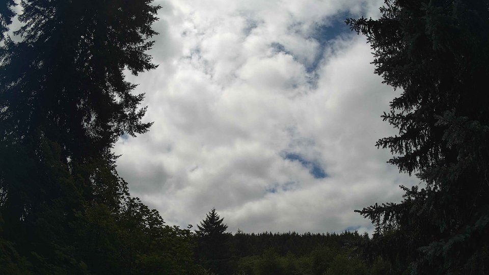 Pacific Northwest skyline timelapse frame from Jul 18th, 2026 at 1:15 PM
