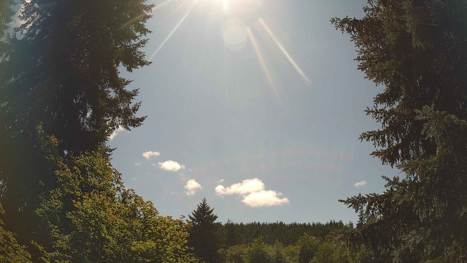 Pacific Northwest skyline timelapse frame from Jul 18th, 2026 at 2:45 PM