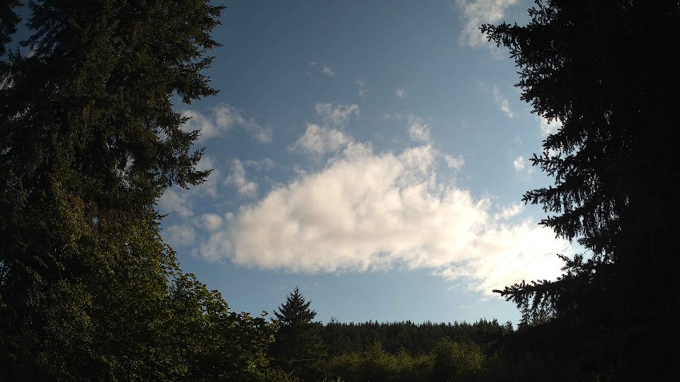 Pacific Northwest skyline timelapse frame from Jul 18th, 2026 at 6:45 PM