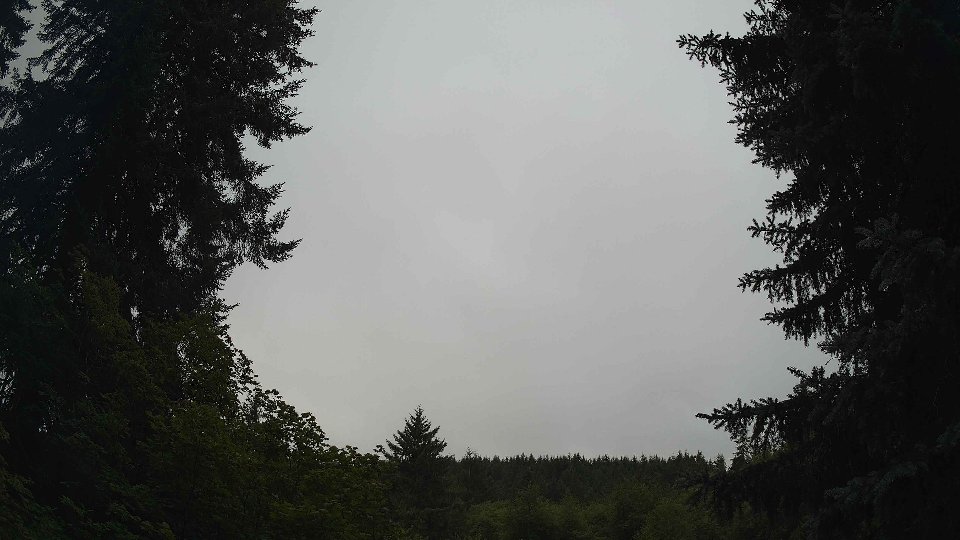 Pacific Northwest skyline timelapse frame from Jul 19th, 2026 at 7:45 AM