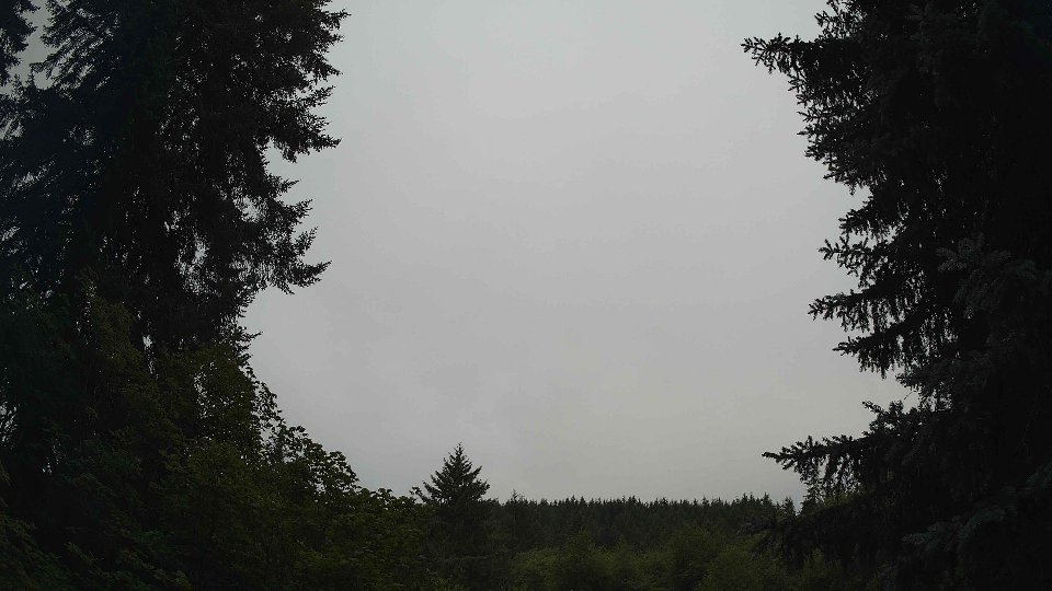 Pacific Northwest skyline timelapse frame from Jul 19th, 2026 at 8:00 AM