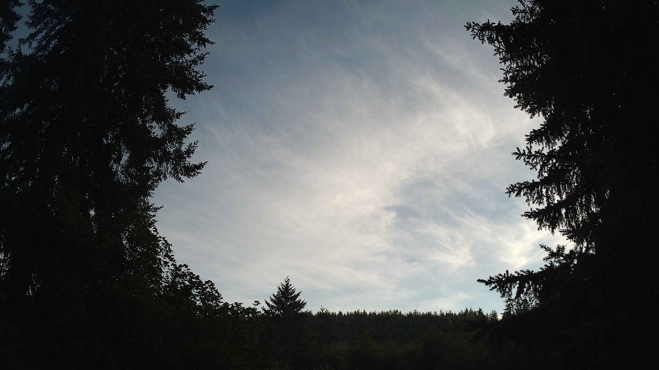 Pacific Northwest skyline timelapse frame from Jul 19th, 2026 at 8:00 PM