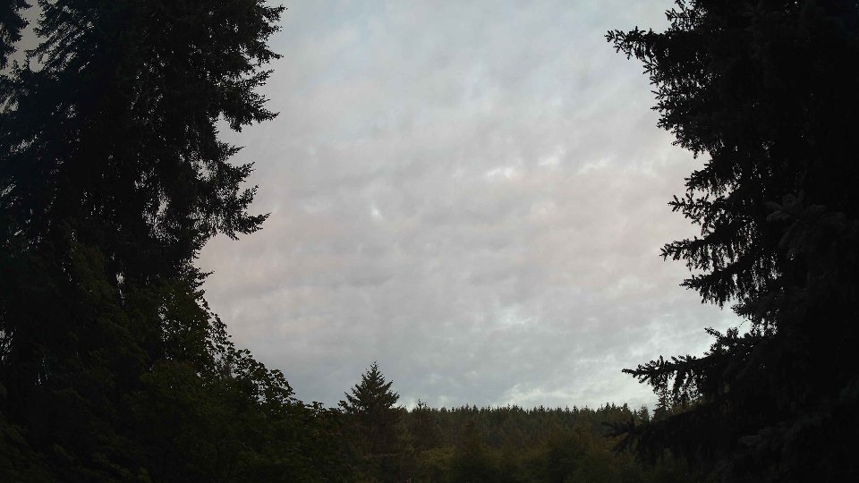 Pacific Northwest skyline timelapse frame from Jul 20th, 2026 at 5:45 AM