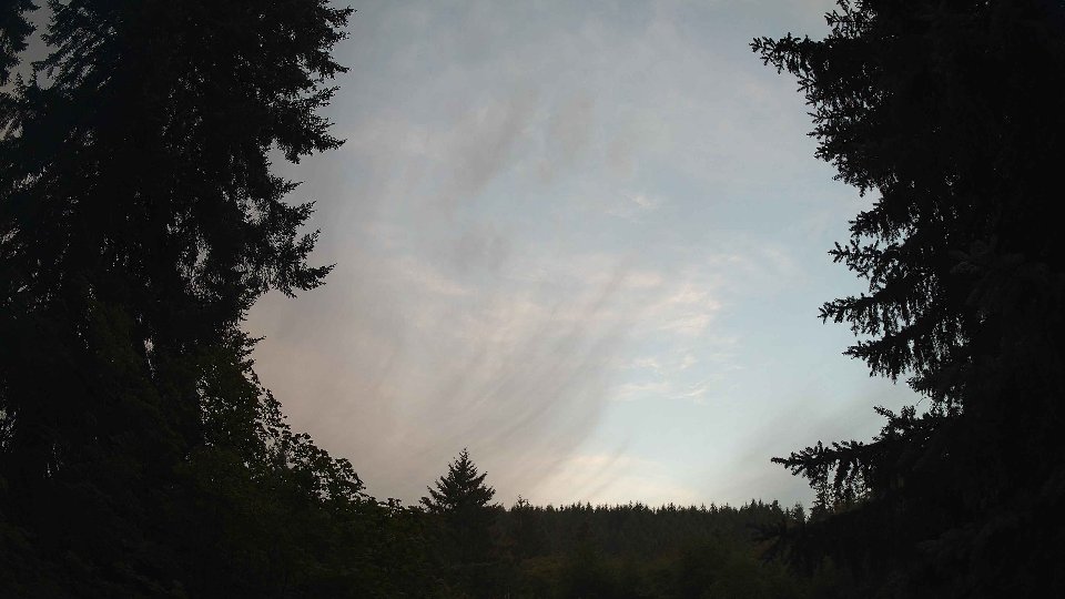 Pacific Northwest skyline timelapse frame from Jul 20th, 2026 at 6:00 AM